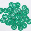 Plastic Beehive Tags 3.5CM Number Plate Beehive Mark Board Tag  Bee Hive Mating Box Mark