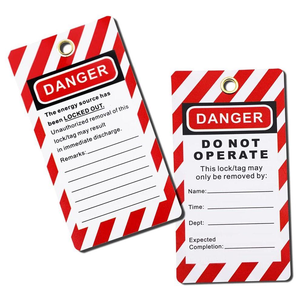 16.4*9.5 cm/6.5*3.7 inches Lockout Tagout Tags Compliance Safety Tags  Out of Service Maintenance
