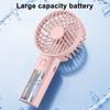 Mini Handheld Fan with Phone Holder 3 Speed USB Rechargeable Summer Cooling Fan