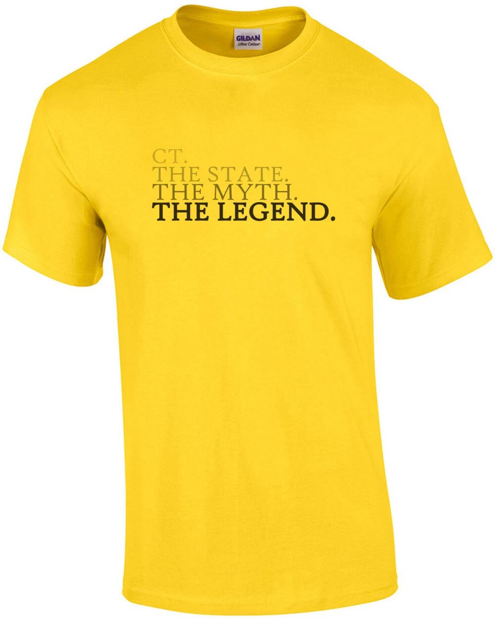 CT. The State. The Myth. The Legend. Connecticut T-Shirt 2XL