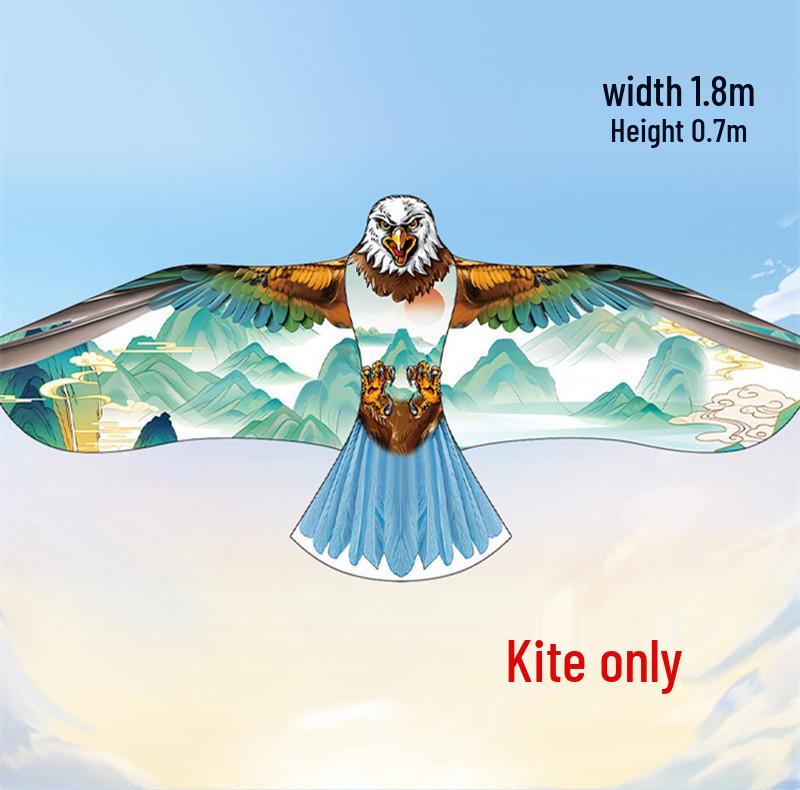 Kartal Uçurtma - Hafif Rüzgar, Uçurması Kolay, Korkuluk Kuş Kovucu