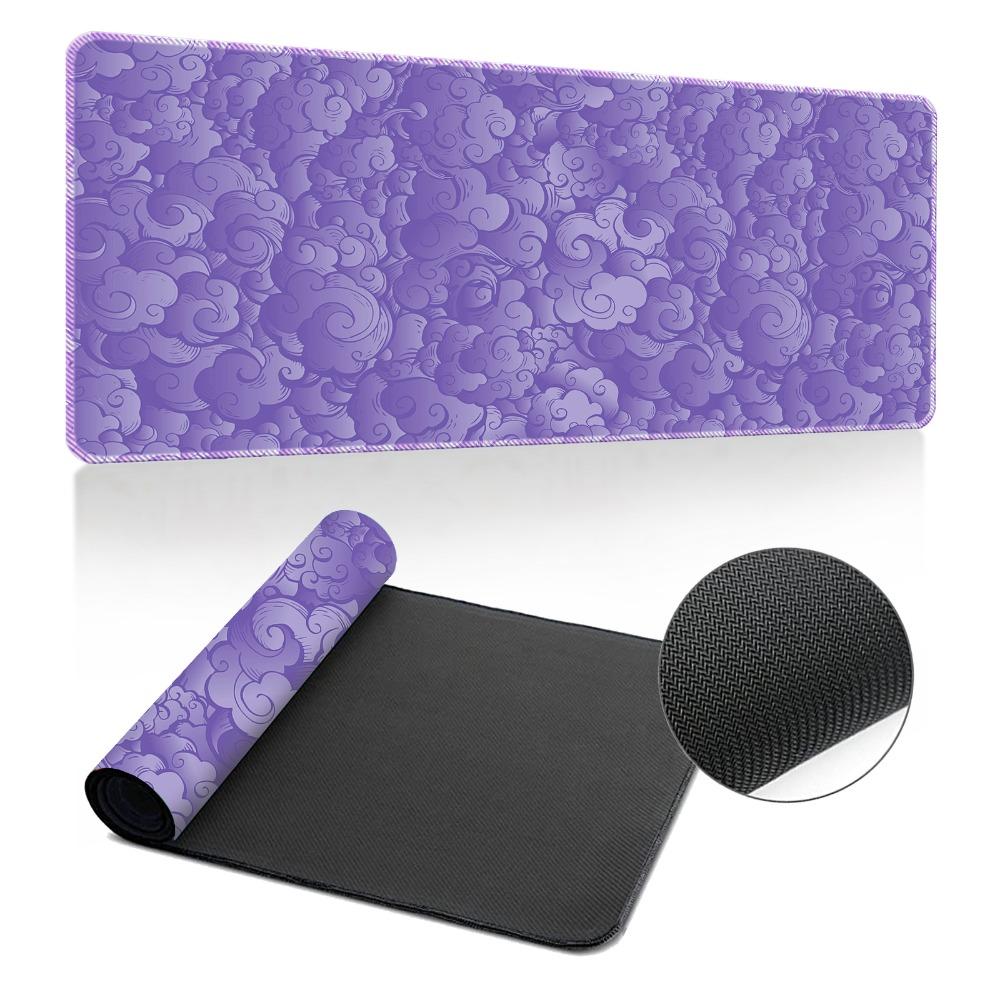 

Креативные коврики для клавиатуры 900*400 мм Игровой коврик для мыши Удобный Нескользящий Настольный коврик Аксессуары для ПК фиолетовый