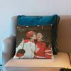 H-Heated Rivalry Popular Pillow Case Short Plush Sofa Decorative Gift Home Double-sided Printing Cushio