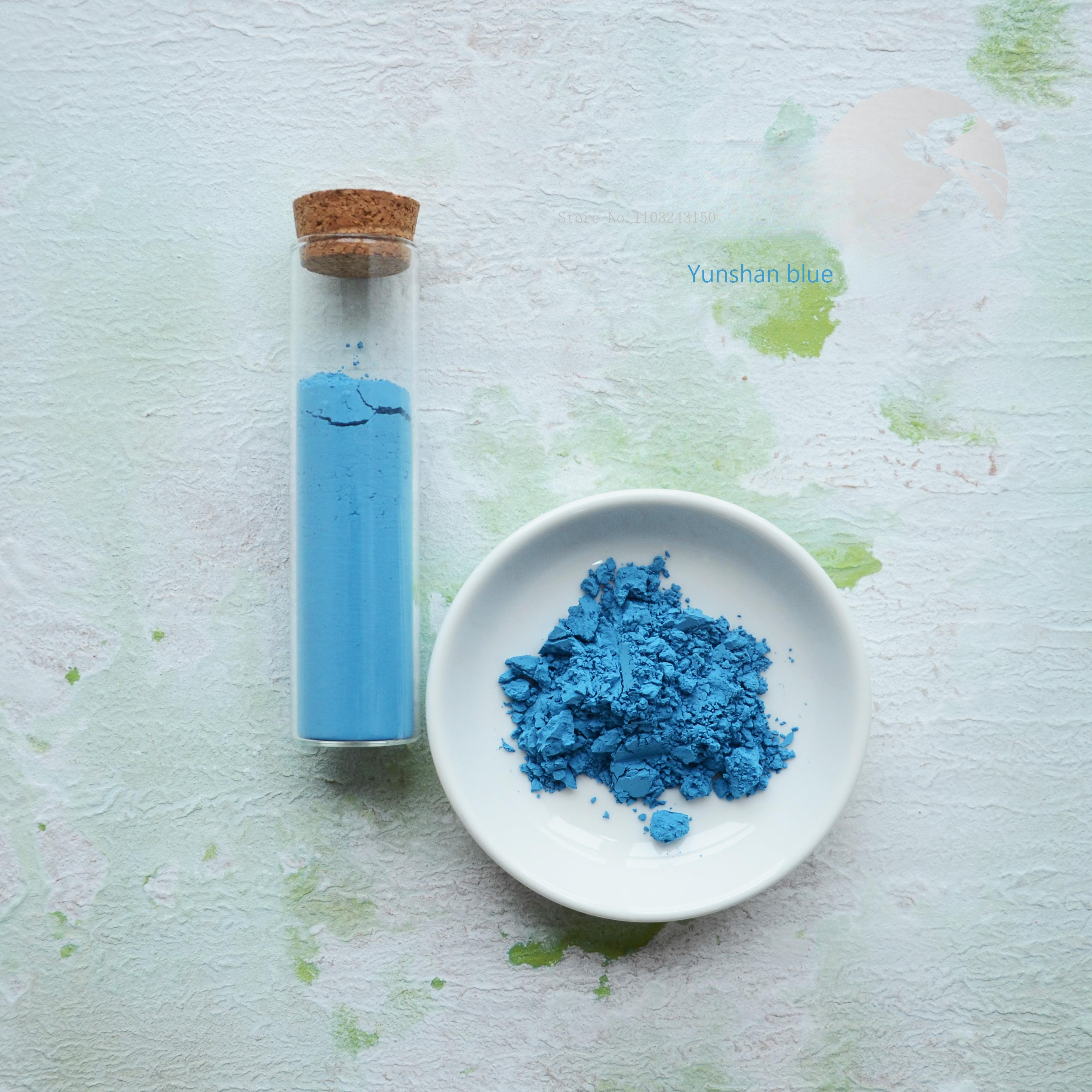 

24 Colors 400 Mesh Powdery New Rock Series Mineral Pigments Artist Watercolor/Chinese Painting Drawing Art Watercolor Pigments (as the picture,10g-Bottled)