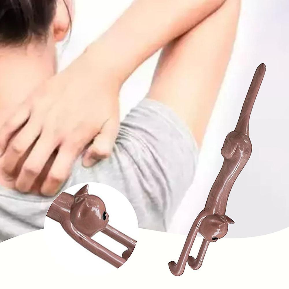 Small Cat-Shaped Back Scratcher Comfortable Grips Itch Reliever for Back Neck Head