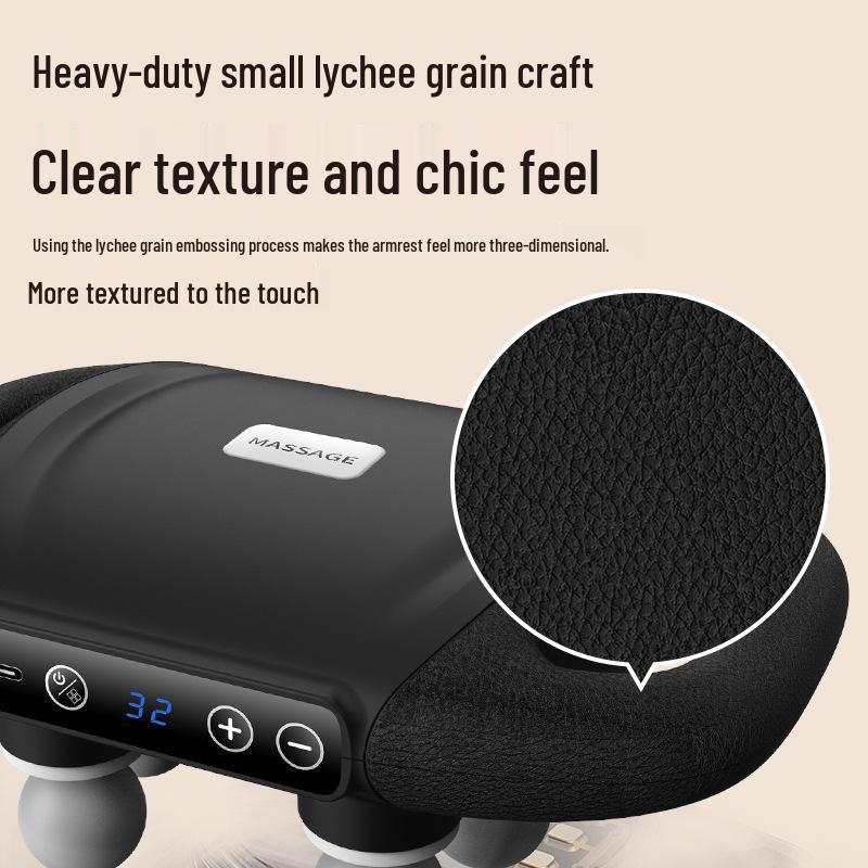 Professional Multi-head Fascia Gun for Intense Muscle Relaxation - Six Heads for Waist and Back Relief