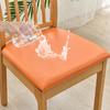 Waterproof PU Leather Seat Covers for Dining Chairs Stretch Dining Room Chair Seat Covers Kitchen Chair Seat Covers Protectors