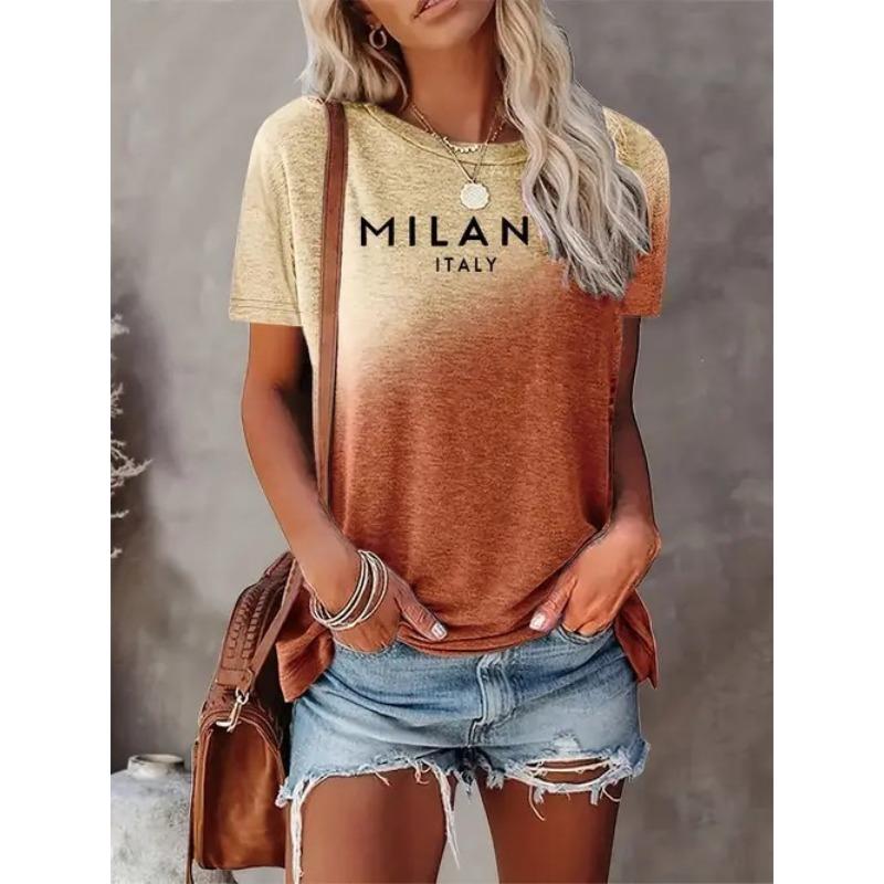 Summer Casual High-quality Printed Women's Short Sleeved Shirts