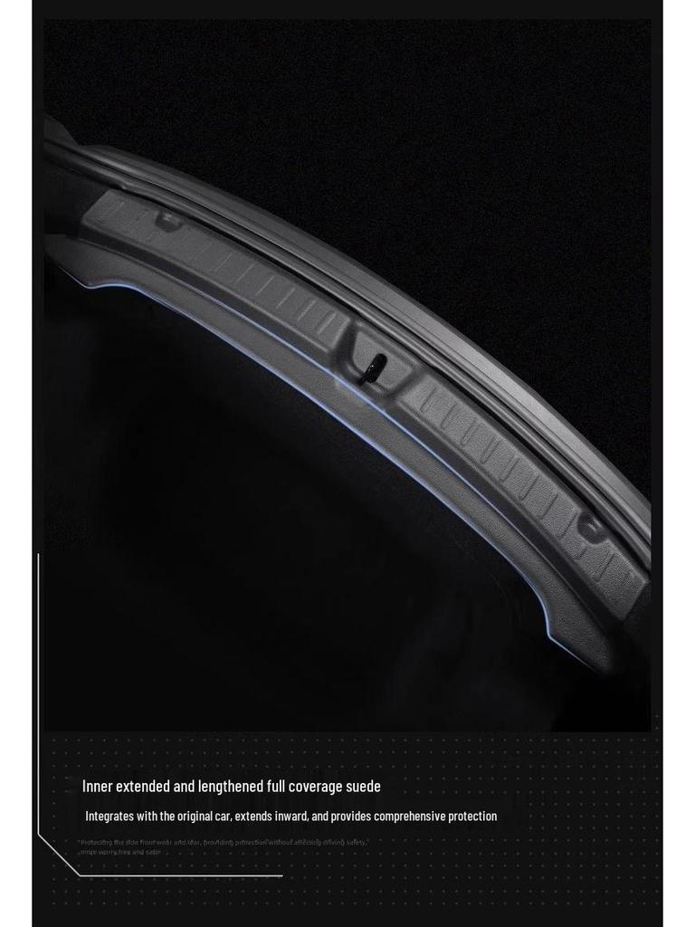 Tesla Model Y/3 Trunk Sill Strips - High-Quality Upgrade for Refreshed Models
