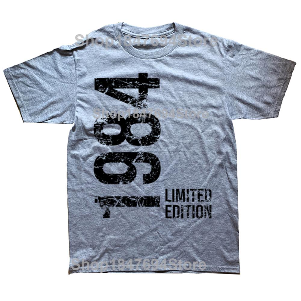 Funny 1984 Limited Edition 42 Years Old 100 Cotton Tshirt Men Womens Fashion Casual Tshirt Loose Oversized Streetwear T Shirt
