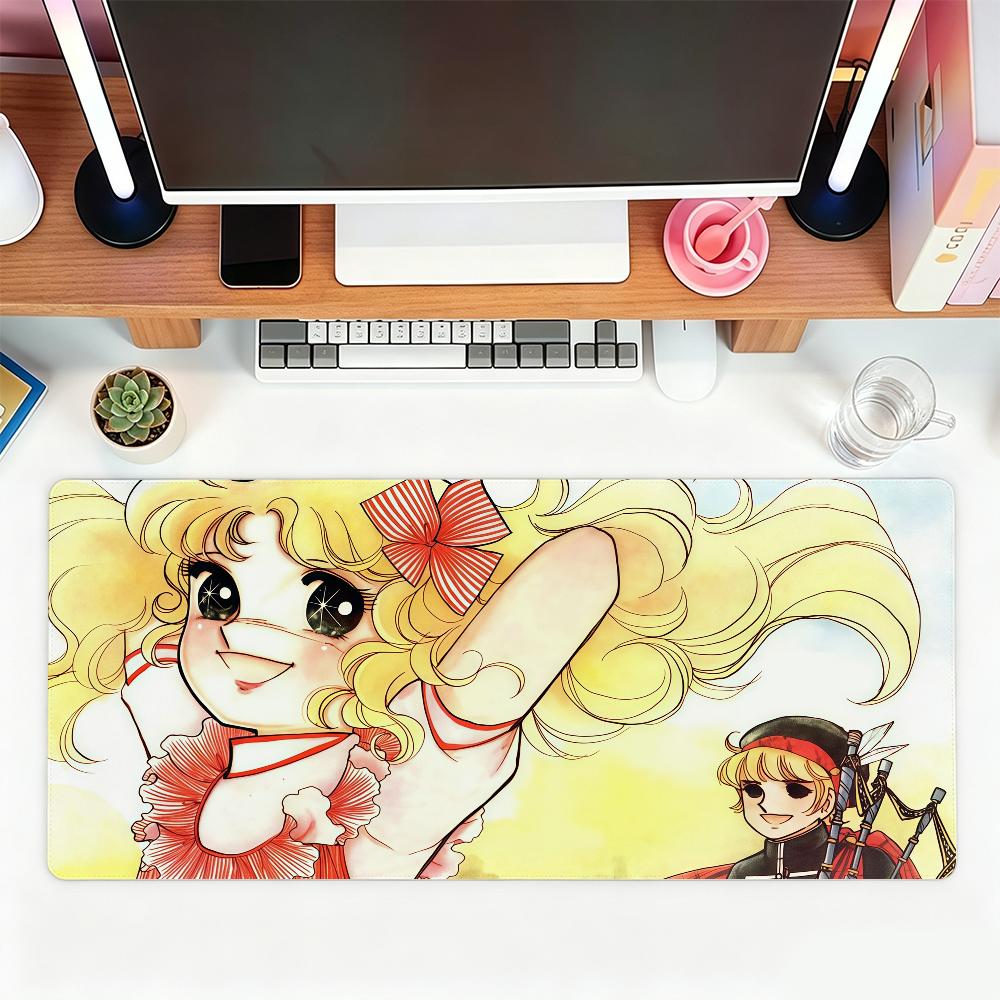 Anime candy candy Mouse Pad For Office Gaming And Keyboards NonSlip Large Waterproof
