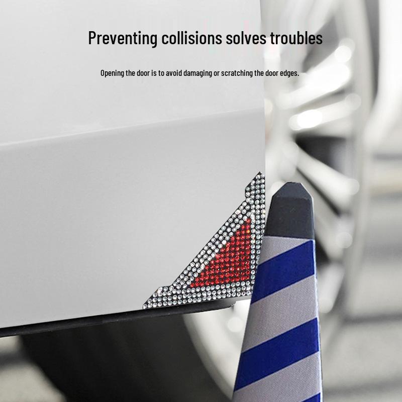 Diamond-Studded Anti-Scratch Car Door Corner Protection Film
