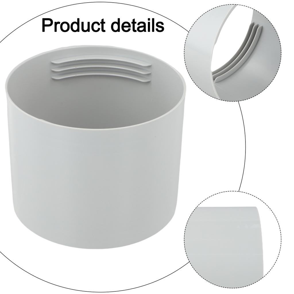 130mm Exhaust Hose Connector Exhaust Hose Connector For Ac Installation Kit Portable AC Exhaust Improved Cooling Efficiency