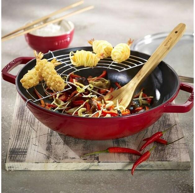 Wok Pan Zwilling Staub 30 Cm Cherry Red 4.74 L (40511-345-0)