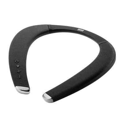SANWA DIRECT Neck Speaker Bluetooth LL Compatible Low Latency For TV 11 Hours Continuous Playtime Waterproof IPX5 Call Support Compatible apt-X