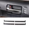 Carbon Fiber Interior Inner Door Handle Cover Trim For Toyota Tundra 2007-13