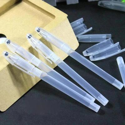 10 adet Jel Kalem Kabuğu Tükenmez Şeffaf Kapak Şeffaf Kalem Kırtasiye Ofis Okul Malzemeleri Yazı Araçları