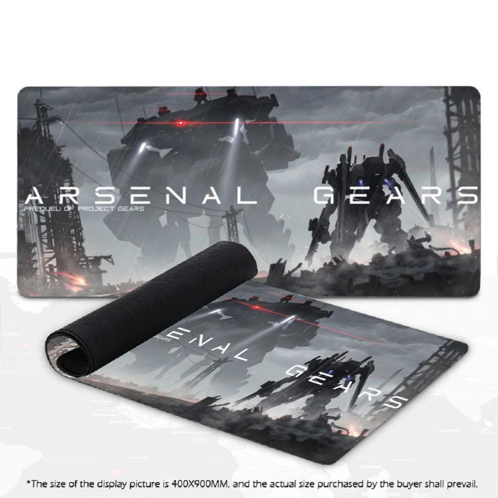 Dunkle Industrielle Mecha Kampf Kunst Druck XXL Großes Mauspads Rutschfeste Schreibtischmatte Für Gaming Arbeiten Büro PC Tastatur Schreibtisch Dekor
