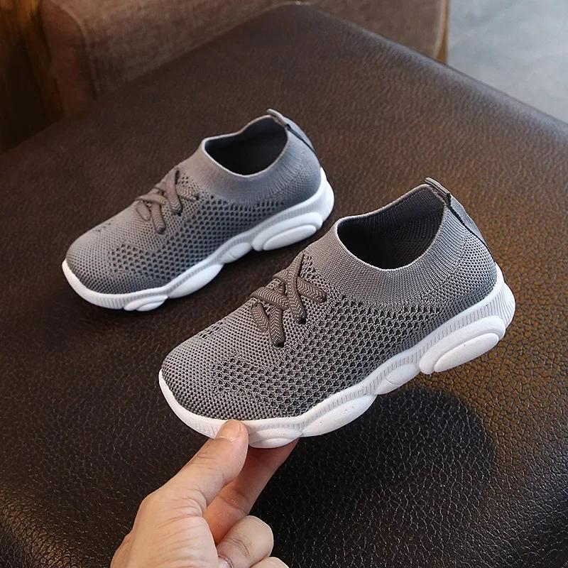 Baby Sneakers 2025 Fashion Children Flat  Infant Kids Baby Girls Boys Solid Mesh Sport Running Sneakers Shoes