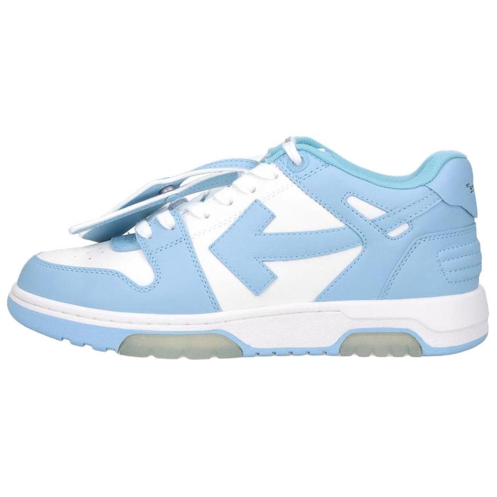 OFF WHITE Out Of Office Round Toe Lace Up Sneakers OMIA189C99LEA0070140