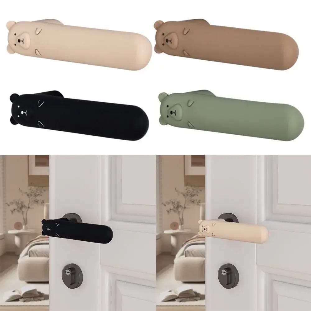 Cartoon thick silicone door handle gloves, bathroom door handle gloves window handle cover protective cover anti-collision