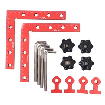 2 Sets Right Angle Cabinet Clamp 90 Degree Locating Square Woodworking L Shaped Fixture for