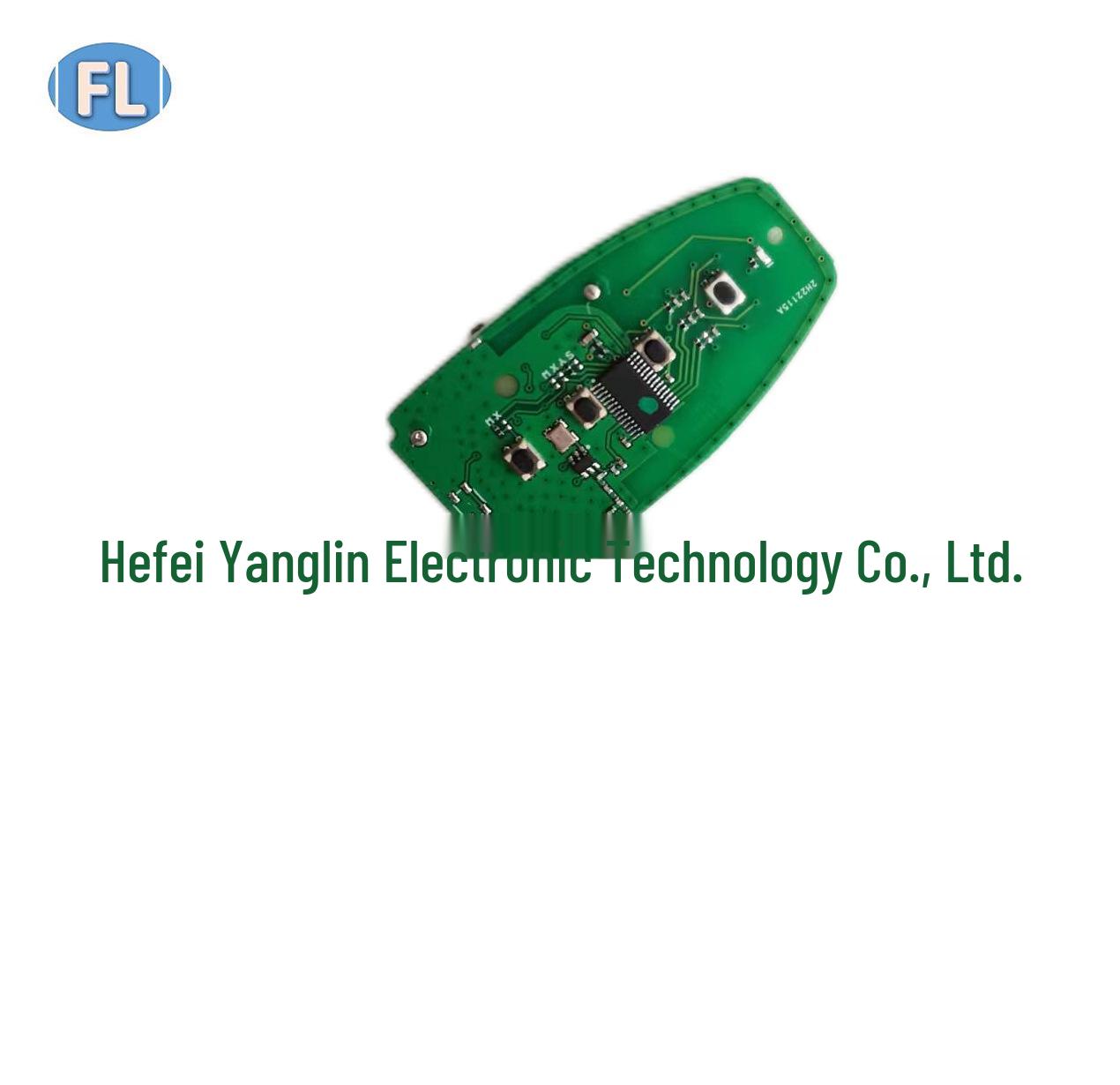 Compatible Smart Card Motherboard for Ford 17 Mondeo/Taurus/Focus/Raptor with 3+1 Buttons, 868 MHz