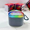 Wireless Portable Bluetooth Speakers with for USB AUX TF Card Player  5W Output RGB Colorful Light Fabrics Sound Box