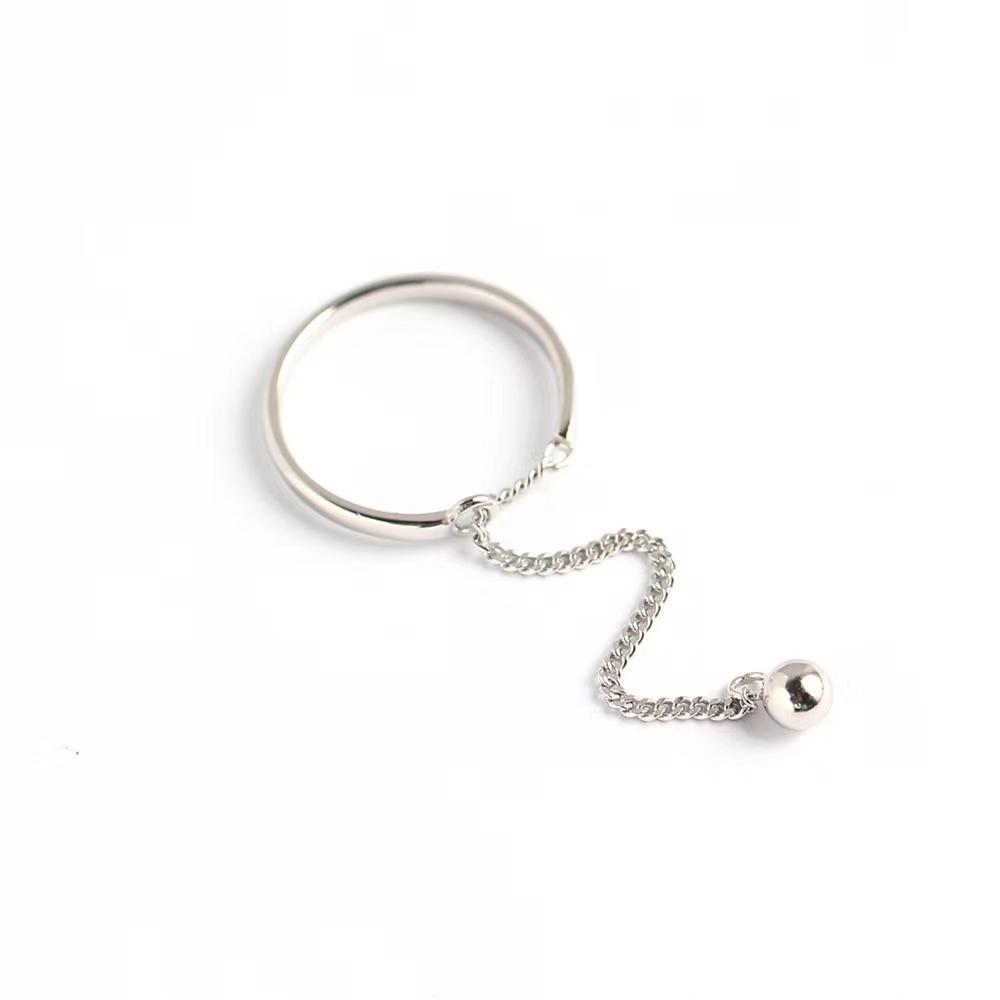 Korejské jednoduché otevřené prsteny s třásněmi Sladký dárek pro ženu Prsten studeného větru Osobnostní šperky Nálada