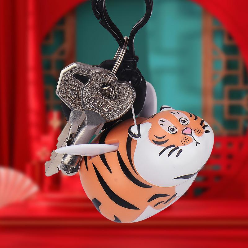Panda Tlustý Tygr Panghu Více Křídel Klíčenka Bude Létat Křídla Studio Šperky Tygr Protahovací Přívěsek Anime Figurka Kawaii Model Dárkový Rok
