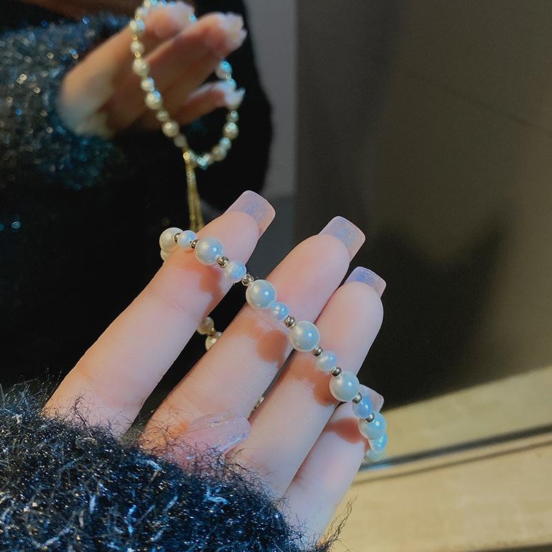 Meier Freshwater pearl best friend bracelet - minimalist, chic, and unique design with a touch of cool