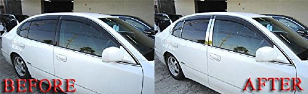 BRIGHTZ Finish Stainless Steel Pillar Panels for Aristo Set with 10697 Ultra-Mirror JZS160/JZS161 (8-Piece Visor) [PIL-SIL-089]