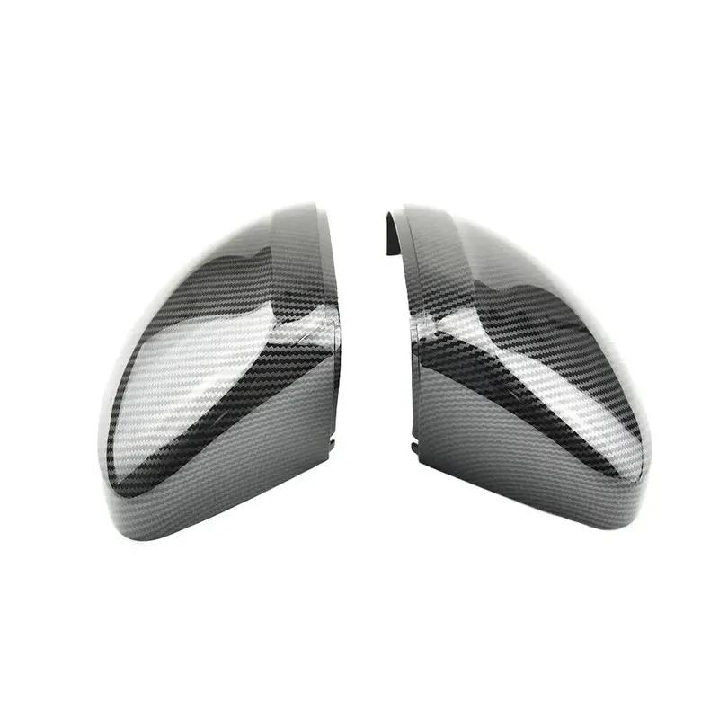 For Volkswagen Tiguan 2017 2018   ABS Car Rearview Side Mirror Cover Wing Cap Exterior Door Trim Replacement Parts