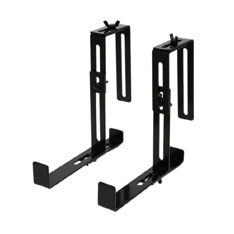 

2Pcs Flower Box Brackets Adjustable Wall Planter Hook Hanging Plant Brackets 1