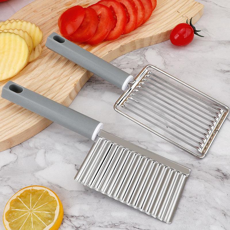 Stainless Steel Tomatoes Luncheon Meat Slicer Potato Egg Fruit Knife Kitchen Accessories Cooking Tools For Salads Sandwiches
