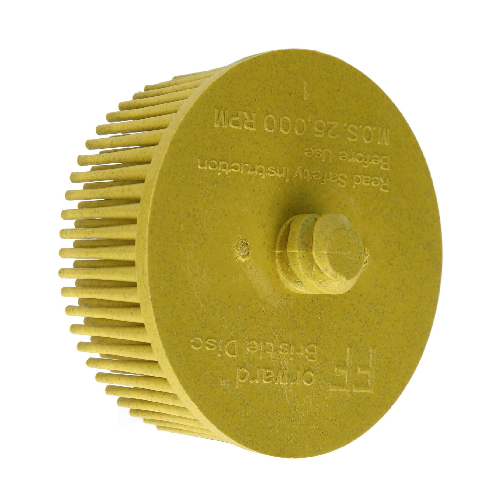 

2-дюймовый щетинный диск с абразивным стержнем и зернистостью для удаления заусенцев и ржавчины