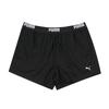 Puma Letter Logo Comfortable Elastic Waist Flat Angle Sports Training Swim Shorts Men Swim Shorts Black 100003230-200