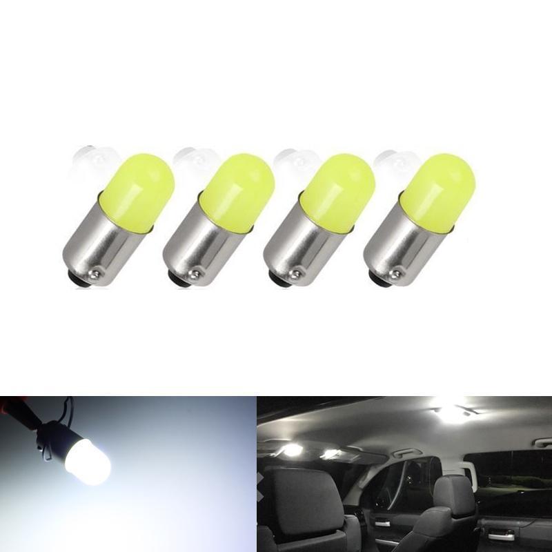 

10 шт. BA9S светодиодный T4W H6W светодиодный светильник Canbus для салона автомобиля, автоматический клиновой маркер, купольная лампа для чтения, дверной светильник, 6000K, 12 В Ba9s-4Pcs белый