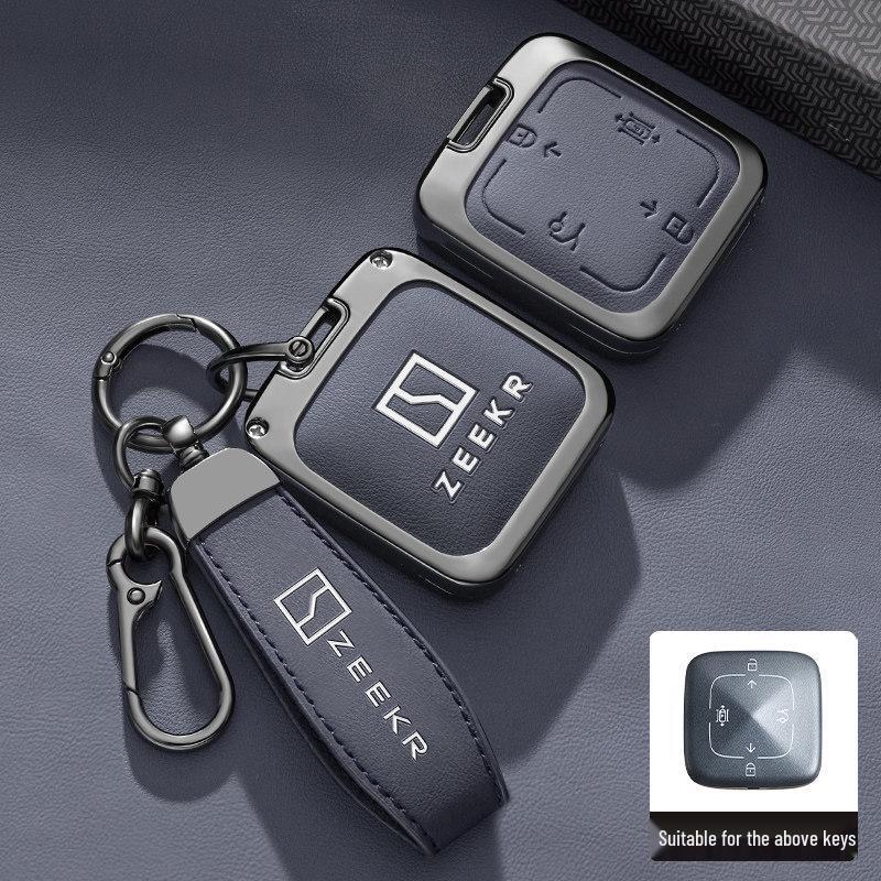 Bluetooth Schlüsseletui für Zeekr JiKe 007 - Auto Zubehör Schale, Schnalle und Herren Tasche