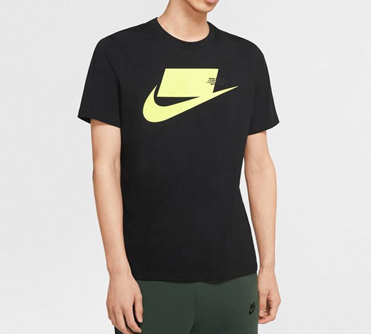 Nike T Shirt Men's Black Yellow CK2227-013