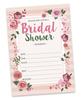 Inkdotpot 30 Bridal Shower InvitationsA  FloralA  Wedding Fill-In Style Invites Blank