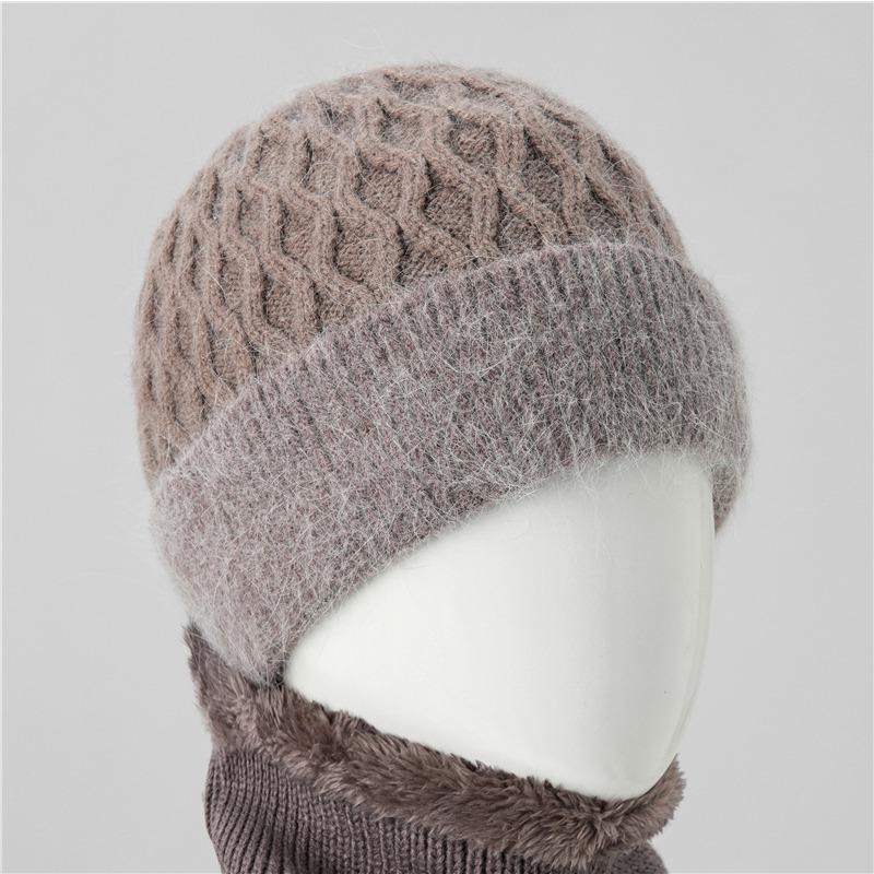 Winter old hat women's warm ear protection wool hat fleece knitted hat cold hat