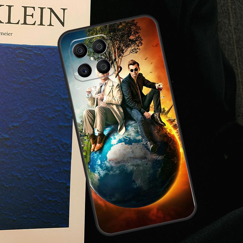 Good Omens Hülle für Honor 200 Lite Magic 7 5 6 Pro Honor X9c X9b X9a X8b X8a X8 X9 50 70 90 Cover