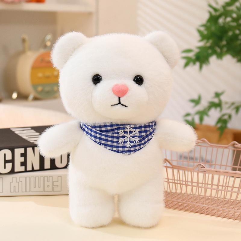 8 Styles Cute Desktop Little Animal Plush Toys Soft  Standing Pose Fox Rabbit Bear Penguin Sheep Doll Kids Hugging Animal Toys