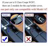 LHD RHD Car Central Armrest Drink Cup Holder Cover Outer Panel For Mercedes Benz C E Class W204 W212 W207 C200 C300  E260 E300
