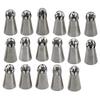 7 Pcs Russian Framed Spherical Torch Mouth Stainless Steel Decorating Large Flower Heads Dessert Decorators