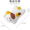 Cute Cat Chopstick Rests, Ceramic Chopstick Holders, Set of 5, for Home, Study, Dining Table, Izakaya