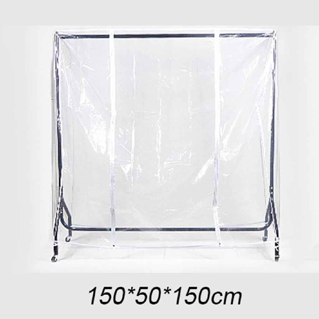 1.8M Household Clothing Rail Cover Coat Garment Dress Suit Bags Clothes Dustproof Hanger Storage Protector Dust Bag