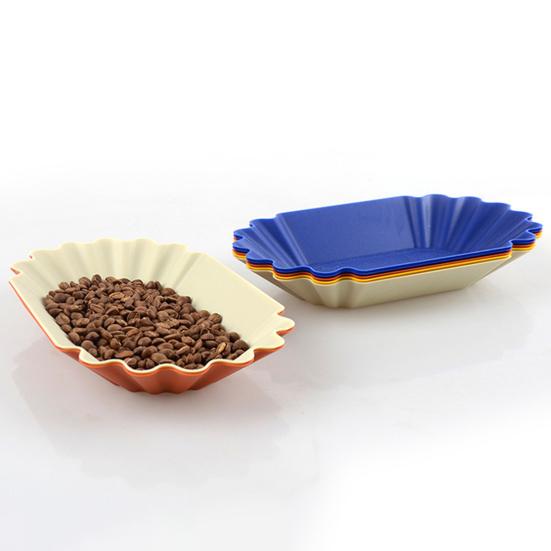 Snack Serving Display Tray Reusable Stable Large Capacity Coffee Bean Sample Cupping Tray for Dining Room