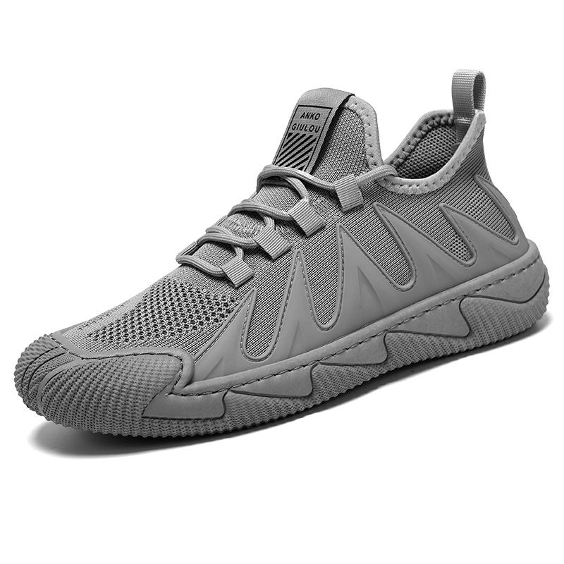 Letnie oddychające codzienne buty sportowe męskie outdoorowe lekkie komfortowe buty do biegania nowe sznurowane modne wszechstronne buty do chodzenia